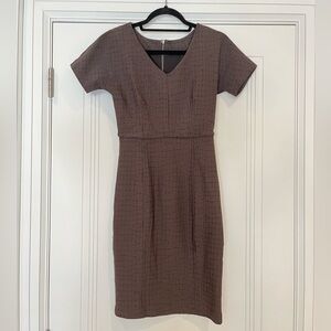 Elegant Brown Women's Dress